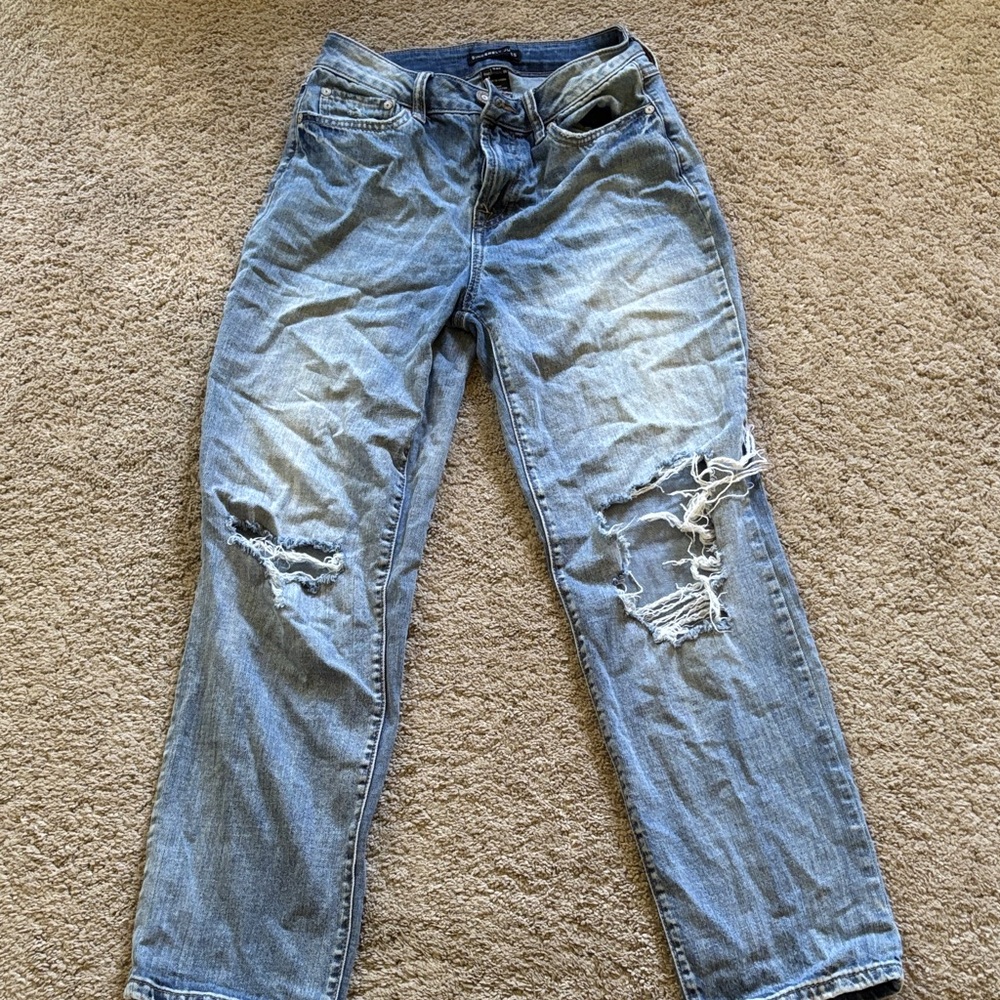 Sincerely Jules Straight Light Blue Denim Jeans